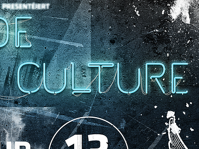 Nuit de la culture logo neon tube