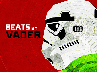 Beats by Vader minimal star wars stormtrooper