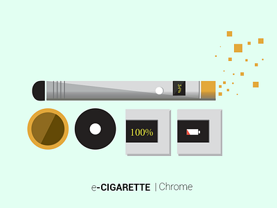 e-cigarette cigarette clean vector