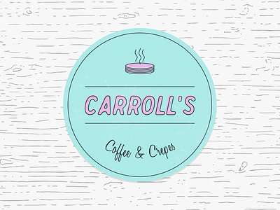 Take Me to Carroll's! 70s logo pastels wood