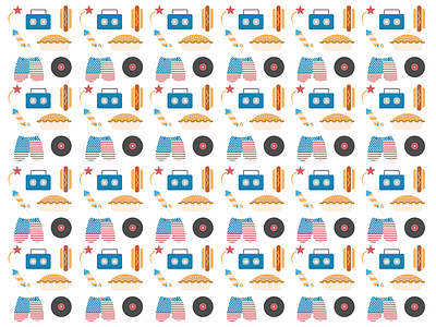 Americons america icons pattern