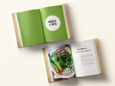 Cookbook layout design & food photography