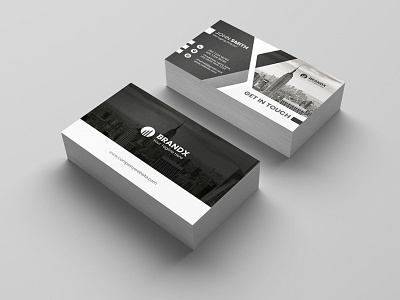 Corporate Business card design black color ads black brand branding business business card card corporate creative design dstock graphic design identity mahmud99fc minimal modern print professional realestate visiting card