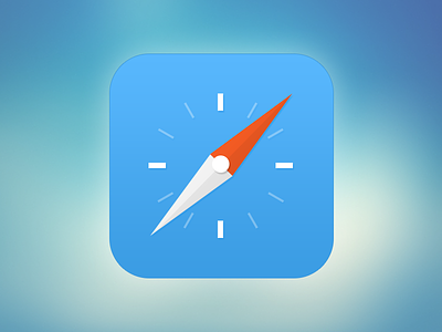 iOS7 // Redesign Safari icon app apple icon ios7 iphone safari
