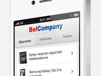 BelCompany App app iphone