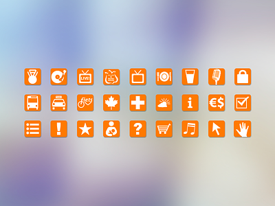 Icon set app heineken icons
