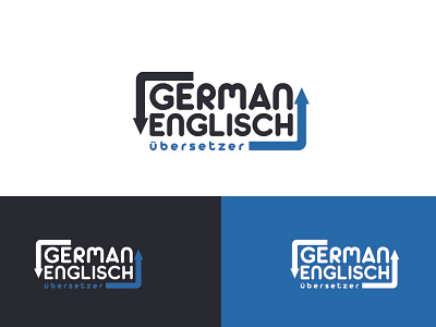 German English Translator - Logo Design - Aichkov adobe aichkov behance brand design brand identity branding design dribbble freelance graphic design logo