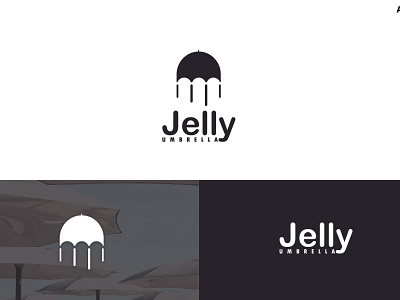 Jelly Umbrella - Logo Design - Aichkov adobe aichkov behance brand design branding design dribbble freelance graphic design logo