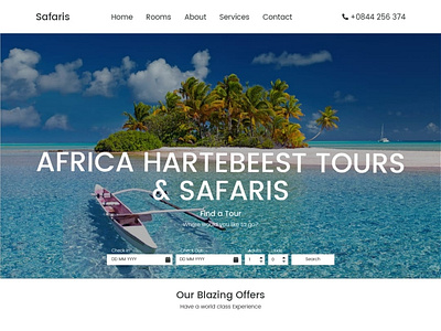 Safaris ui web website