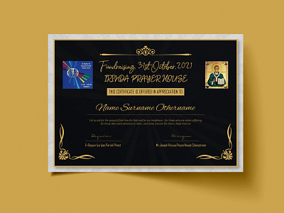 Certificate branding design graphic design