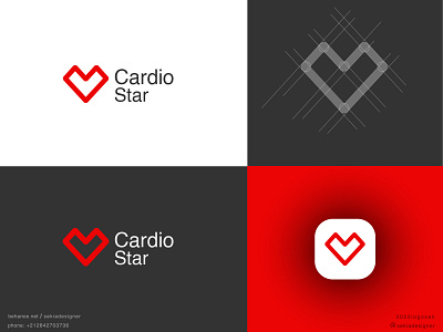 LOGO MARK / CardioStar brandinglogo logo logo design logofolio logoidea logoideas logoidentity logoinspire logos logotype