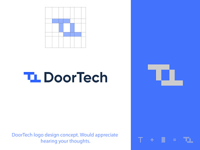 LOGO MARK / DoorTech brandinglogo logo logodesign logofolio logoidea logoideas logoidentity logoinspire logos logotype
