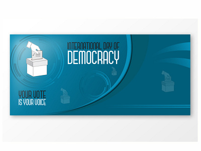 International Day of Democracy banner