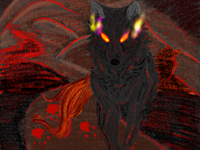 Hellhound illustration