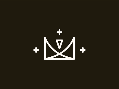 The Crown branding crown icon logo stars