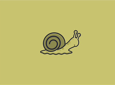 Snail logo animation art branding design flat icon illustration illustrator logo vector