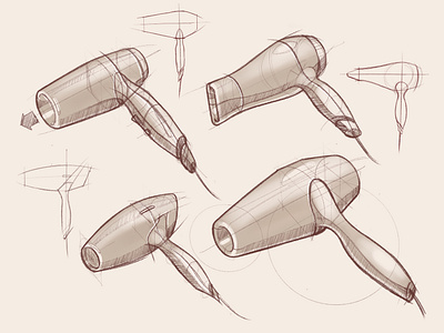 Hair dryer concept sketch