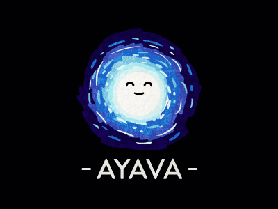 AYAVA - WIP cute design logo moon