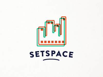setspace logo WIP app cool design film logo