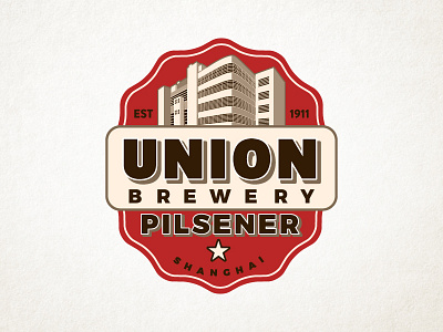 Union Brewery Logo in Red