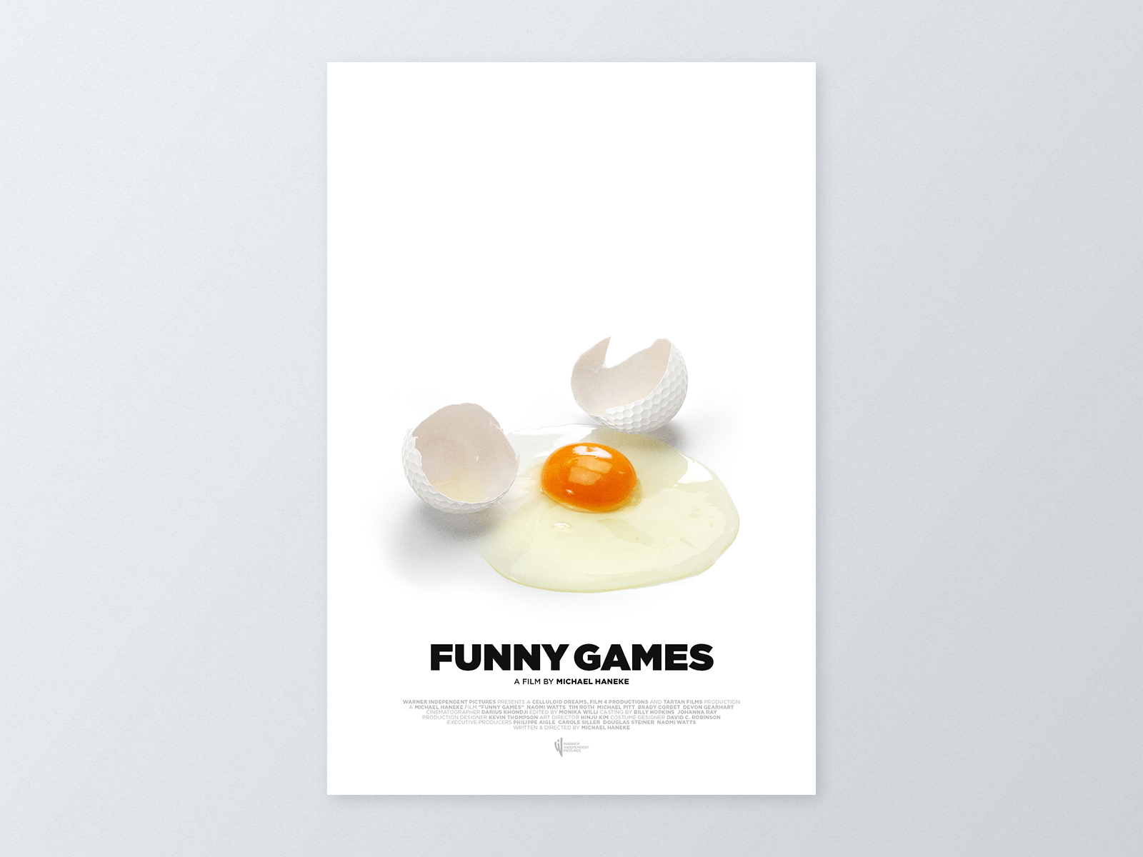 Funny Games by springheeledmat  Funny games, Movie posters, Minimal movie  posters