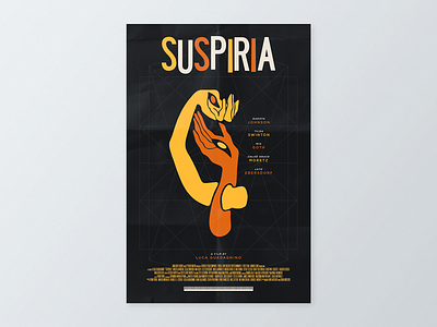 Suspiria (2018) Alternative Movie Poster design film film poster luca guadagnino movie poster suspiria