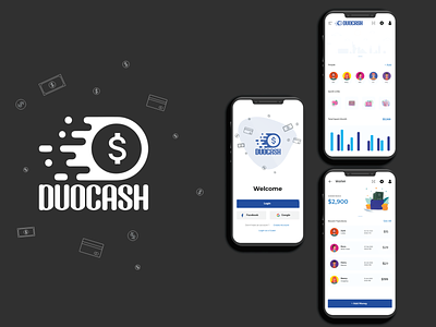 Duocash Payment Transfer App app design design concept uiux uiux design visual mockup