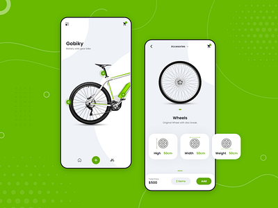 Mybiky - Online Bicycle Store app app design bicycle app design design concept trending ui uiux uiux design user interface ux case study visual design visual mockup