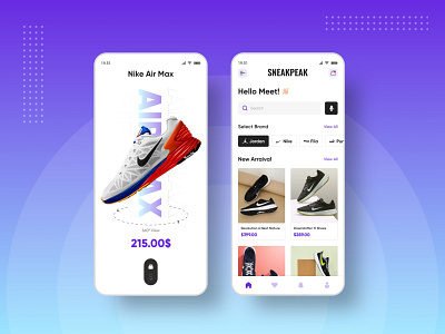 Sneakpeak - Ecommerce app app app concept app design app mockup design concept ecommerce ecommerce app shoes ui ui design uiux ux case study visual design