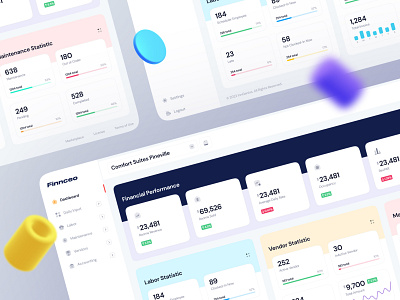 Finnceo - Finance Management Dashboard dashboard design finance ui uiux uiux design ux visual design web design web ui