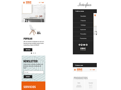 UI Design for Furniture E-commerce
