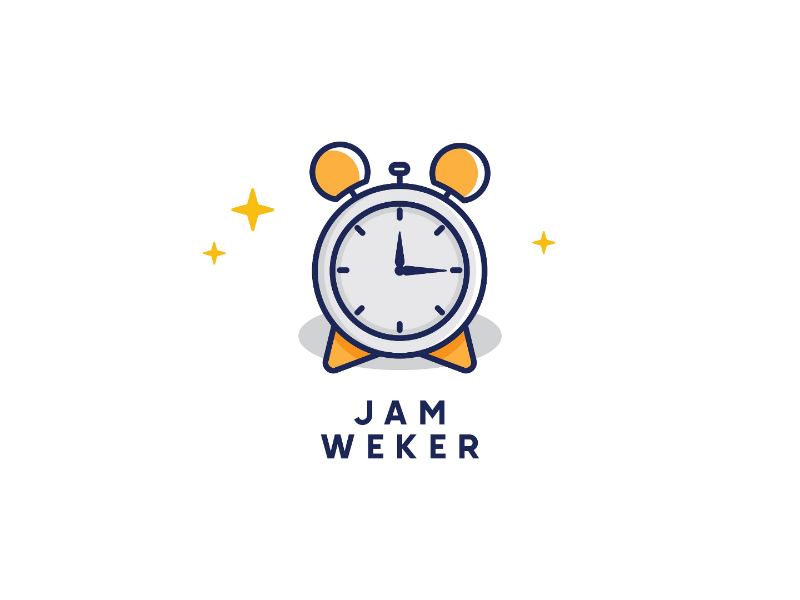 JAM WEKER by AMIER GRAFIS on Dribbble