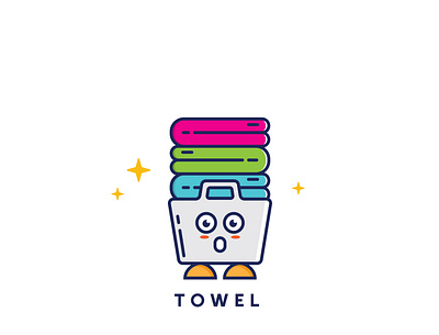 Towel Logo cartoon catcartoon mascot design icon logo illustration design illustration logo logo brand cartoon illustration logo brand icon illustration logo illustration logomaker vector