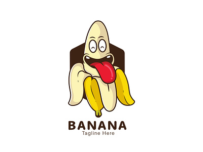 Banana cartoon catcartoon mascot design illustration logo logo brand cartoon illustration logo design macot brand logo design mascot brand logo illustration logomaker logobusiness logodesign