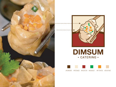 Dimsum Catering Logo Design