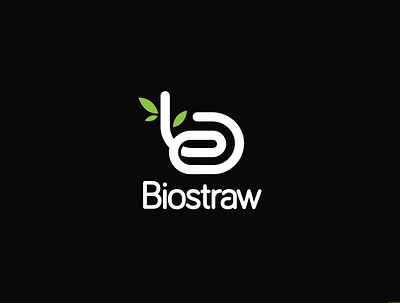 BIOSTRAW LOGO DESIGN branding design icon logo illustration design logo logobrand logodesign logoforbusiness logogram logomaker logomark logotype vector