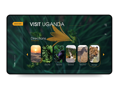 Visit Uganda UI Design ui ux web design