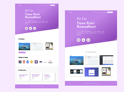 Personal Portfolio Website portfolio portfolio website ui ui design ux web design website