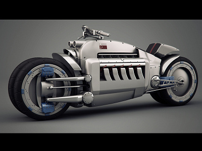 Dodge Tomahawk 3d cgi cinema4d dodge motorbike render tomahawk