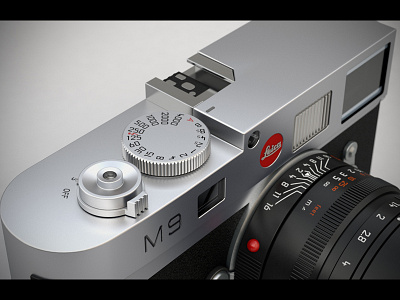 Leica M9 3drender cgi cinema 4d