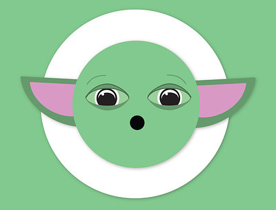 Baby Yoda Emoji baby yoda design emoji illustration illustrator yoda