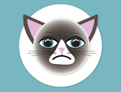 Grumpy Cat Emoji design emoji grumpy cat illustration illustrator