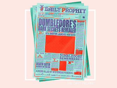 17. The Daily Prophet challenge harry potter illustration potterhead