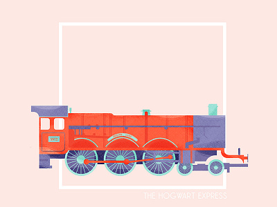 19. The Hogwart Express challenge harry potter illustration potterhead