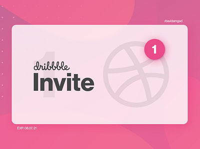 First Dribbble Invite design dribbble dribbble invite skeuomorphic