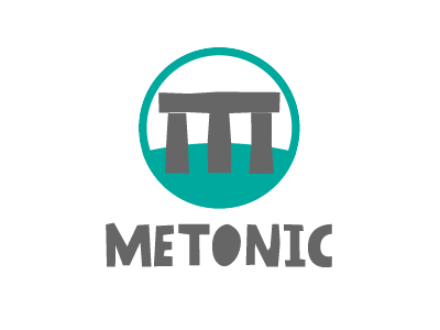 Metonic design icon logo real estate