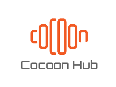 Cocoon Hub design incubator logo startup tech