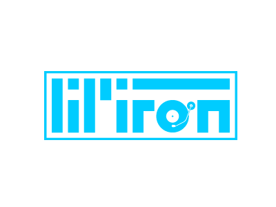 lil'iron design dj logo music techno