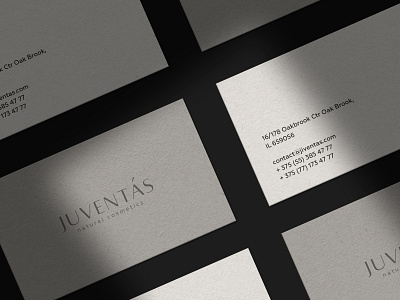 Juventas branding design minimal визитка