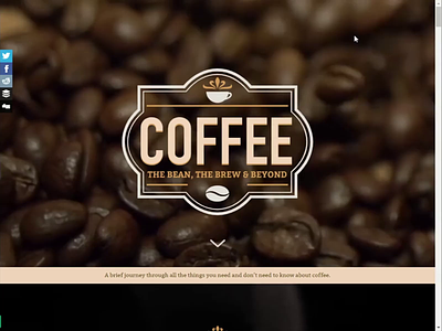 Visual Article: A guide To Coffee article coffee content marketing css html parallax